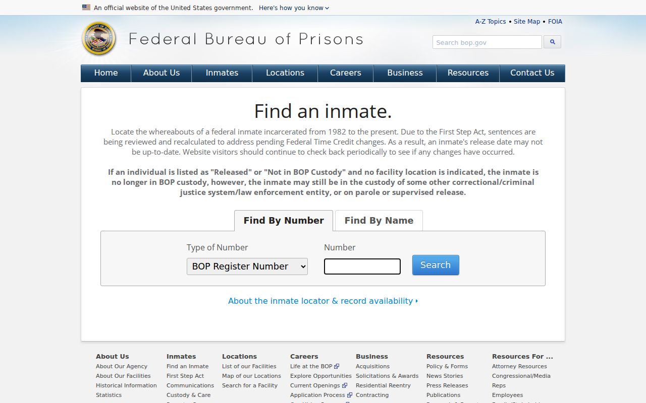 Federal inmate locator for a Spalding County arrest search