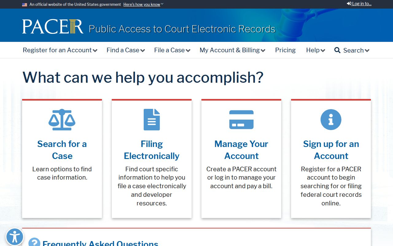 PACER federal court case search for Spalding County residents