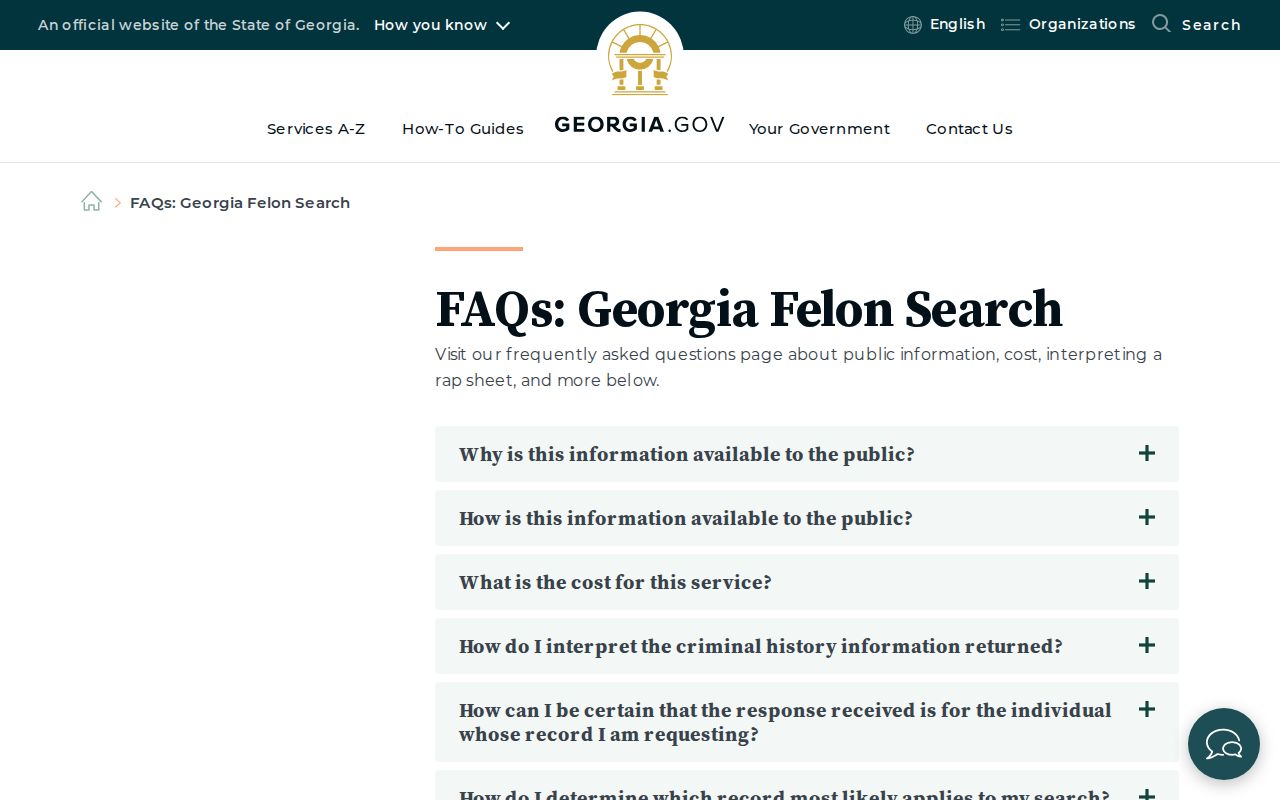Spalding County criminal history Georgia Felon Search limits