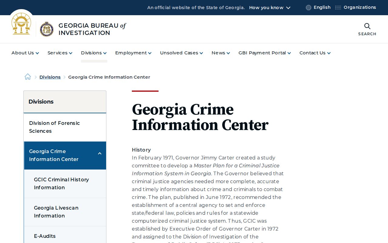 Spalding County criminal history Georgia Crime Information Center