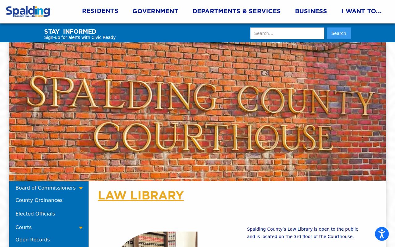 Sunny Side criminal court research at the Spalding County law library